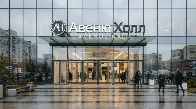 Фасады входа в магазины