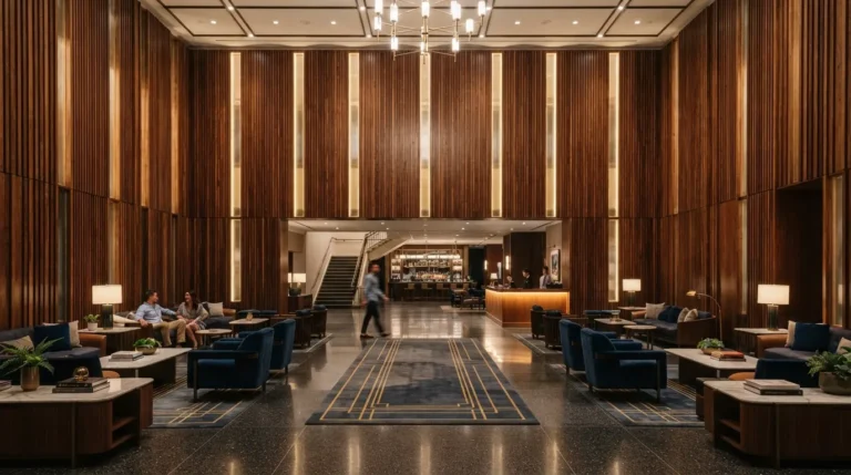 Стеклянные панели перегородки в раме